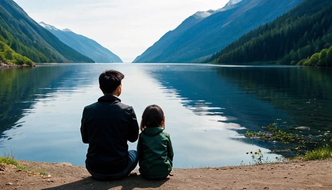 father with daughter